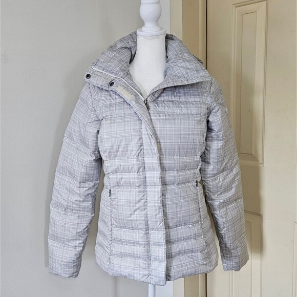 Columbia Women's Hooded Plaid Puffer Jacket Small - Picture 1 of 11